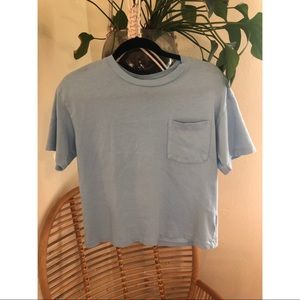 Cropped blue tee from Gap